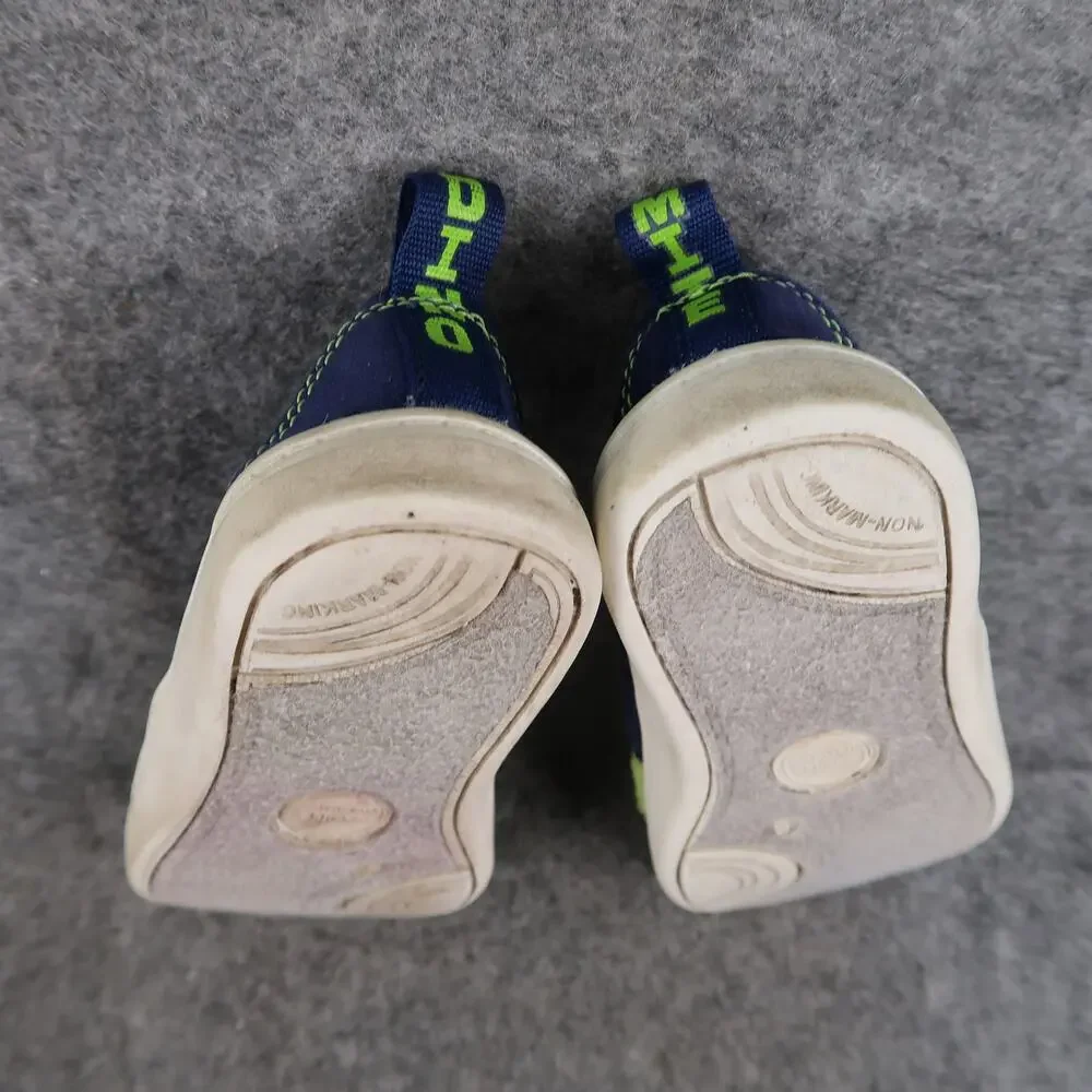 Wonder Nation Shoes Baby Toddler 6 Sneaker Slip On Dino Mite Dinosaur Blue Green_12